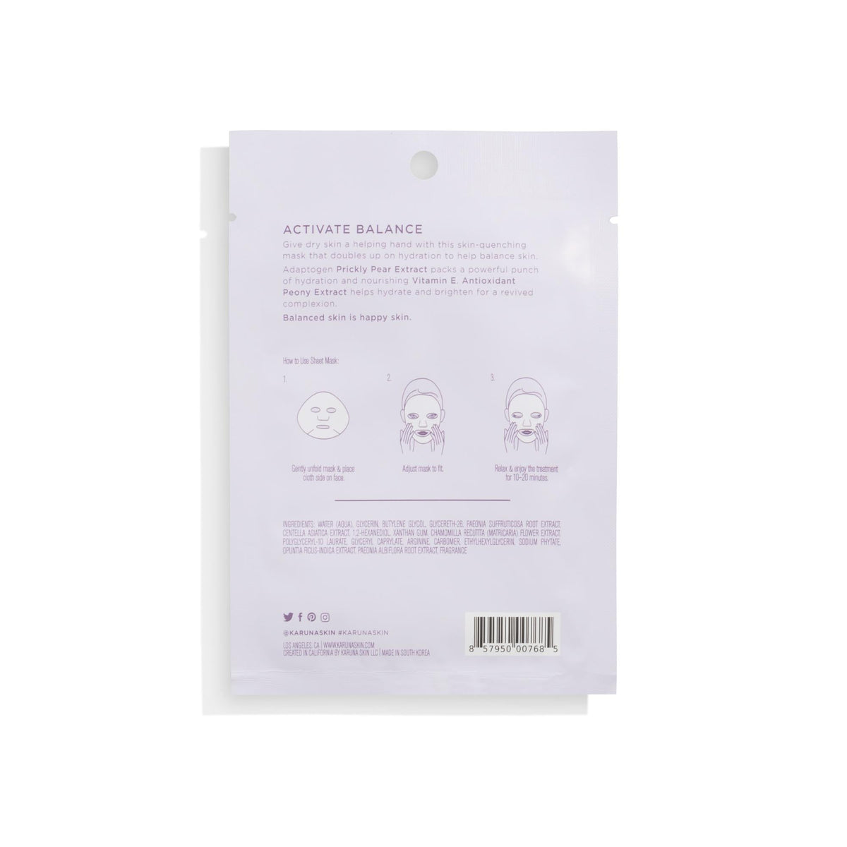 Karuna Drench Sheet Mask, 1 ct