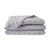 Sposh Microfiber Quilted Blanket, Dove Grey