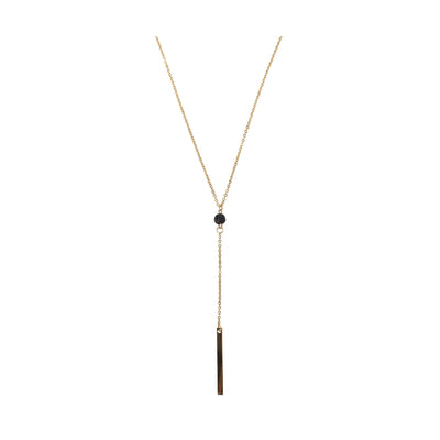 Serina & Company Bar Lava Necklace
