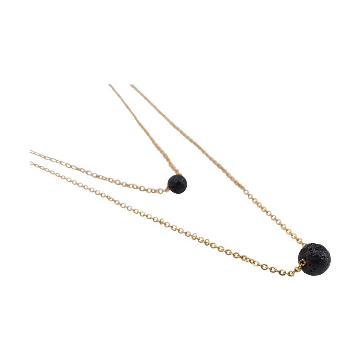 Serina & Company Double Strap Lava Necklace