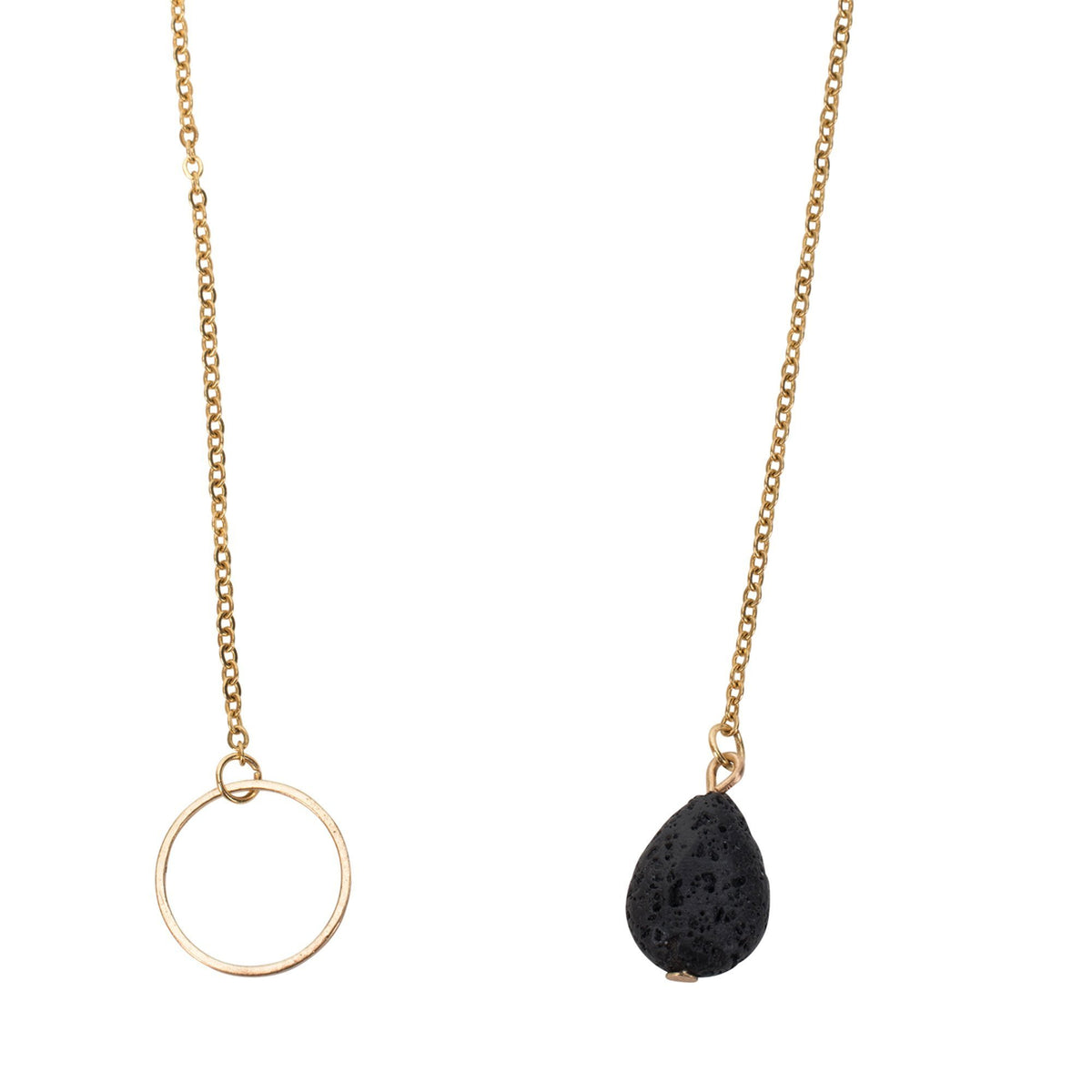 Serina & Company Tear Drop Lava Necklace