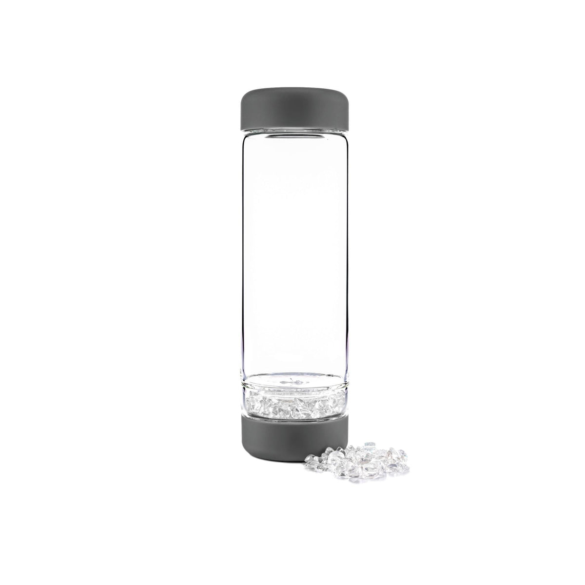 VitaJuwel INU! Crystal Bottle, Lava Grey