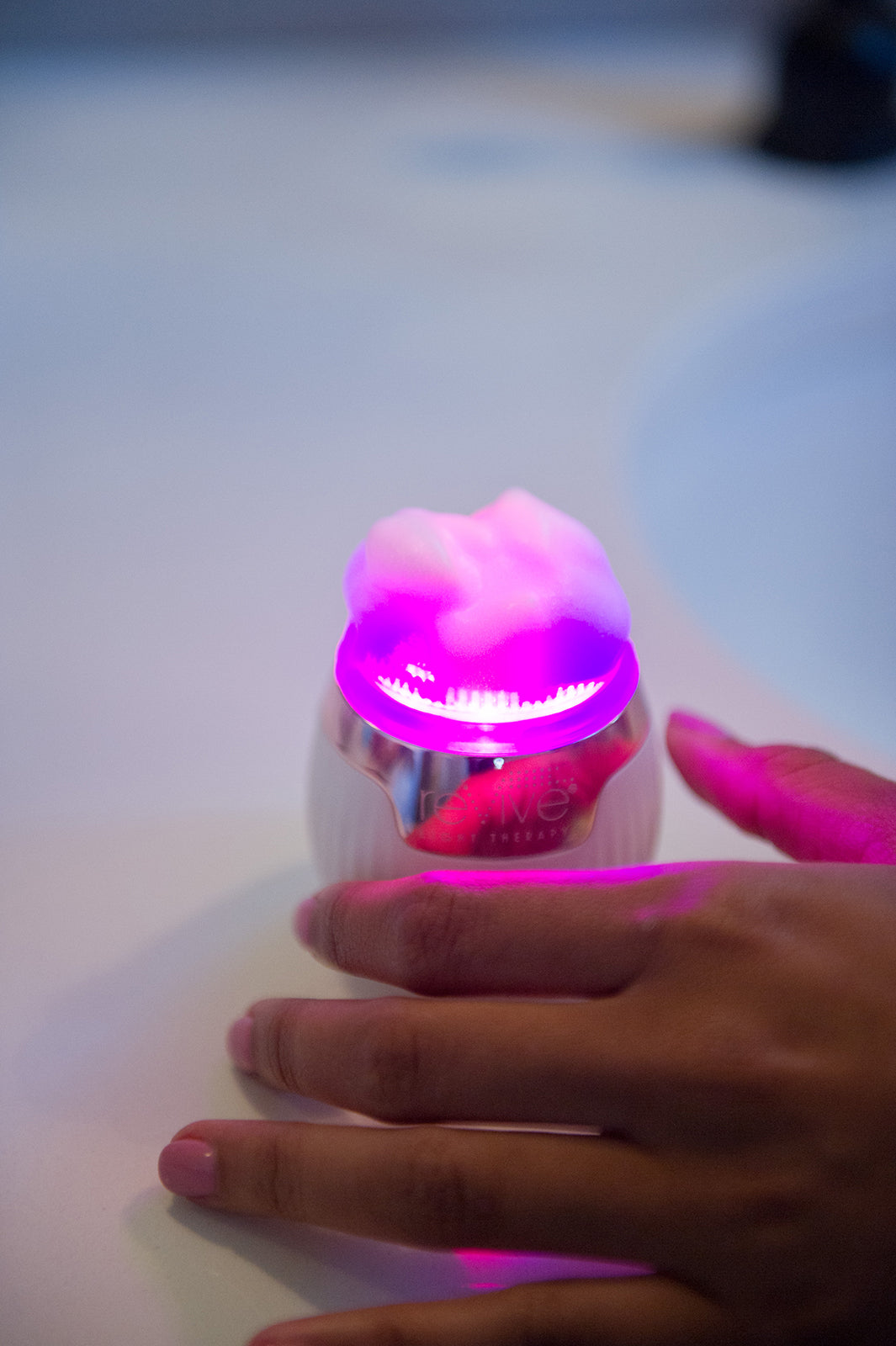 Lux Soniqué Mini LED Sonic Cleanser, Wrinkle Reduction & Acne Treatment by reVive Light Therapy