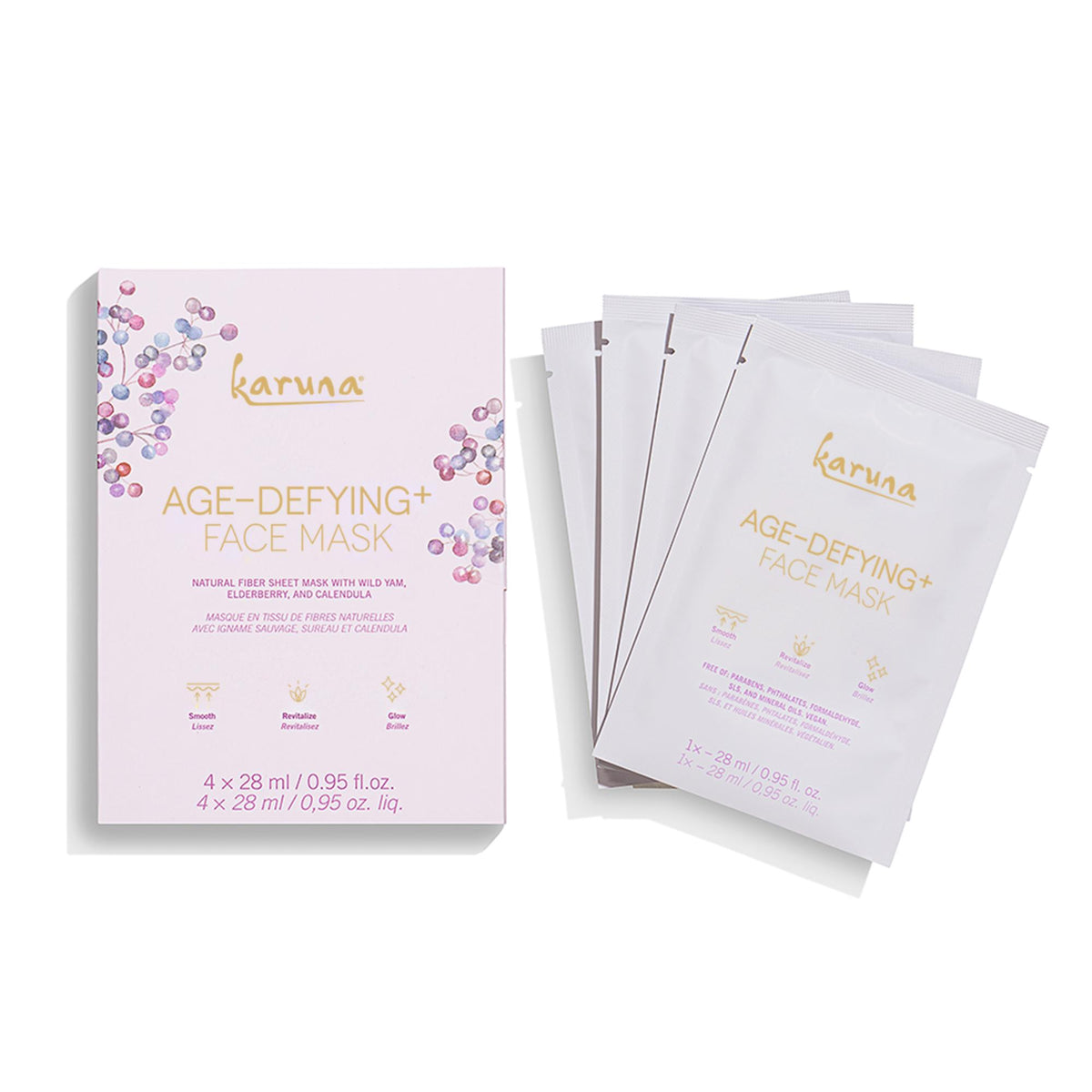 Karuna Age-Defying+ Face Mask, 4 ct