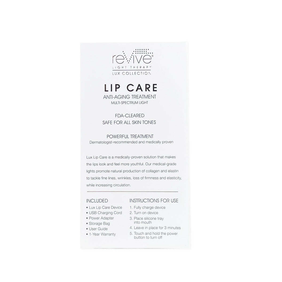 Lux LED Lip Care Enhancer by reVive Light Therapy