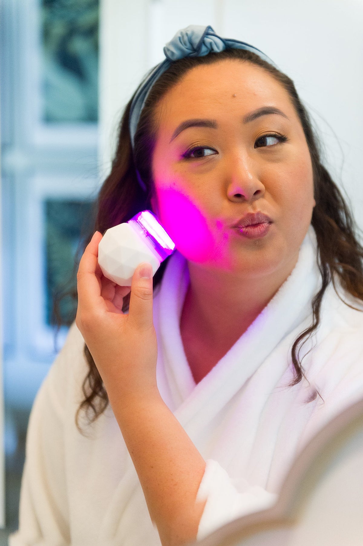 Soniqué Mini LED Sonic Cleanser, Acne Treatment by reVive Light Therapy