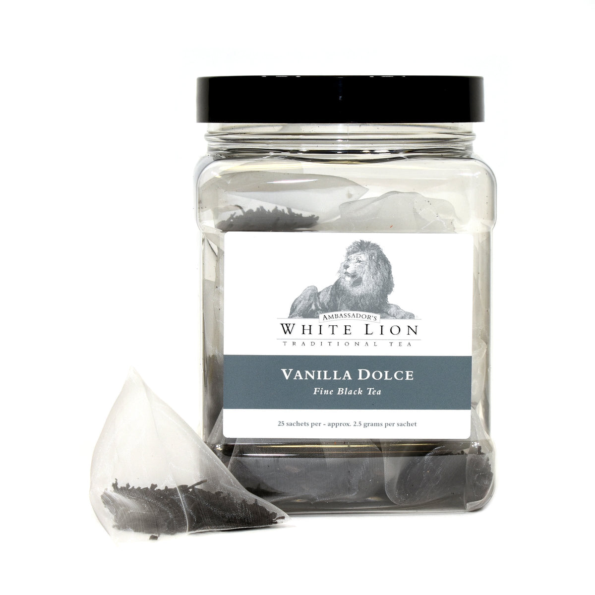 White Lion Vanilla Dolce Tea Canister 25 Ct.