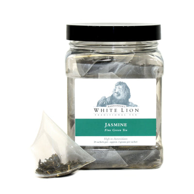 White Lion Organic Jasmine Tea Canister 25 Ct.
