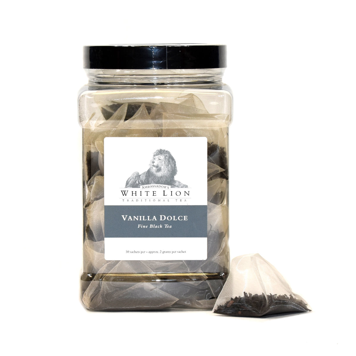 White Lion Vanilla Dolce Tea Canister 50 Ct.