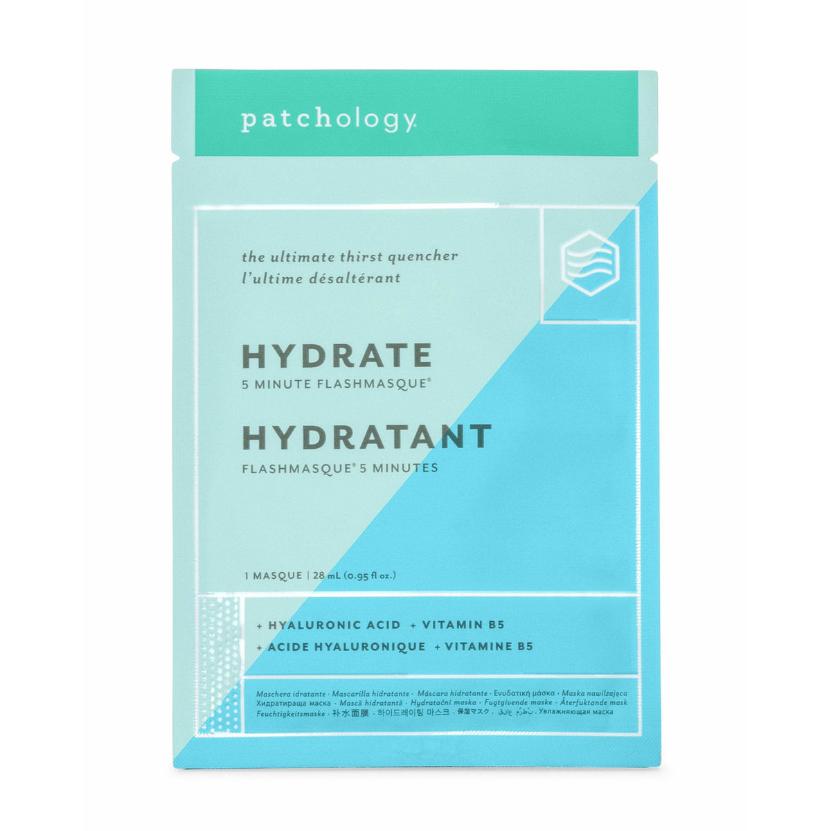 Exfoliants, Peels, Masks & Scr 1 ct Patchology Hydrate FlashMasque /4 Pack