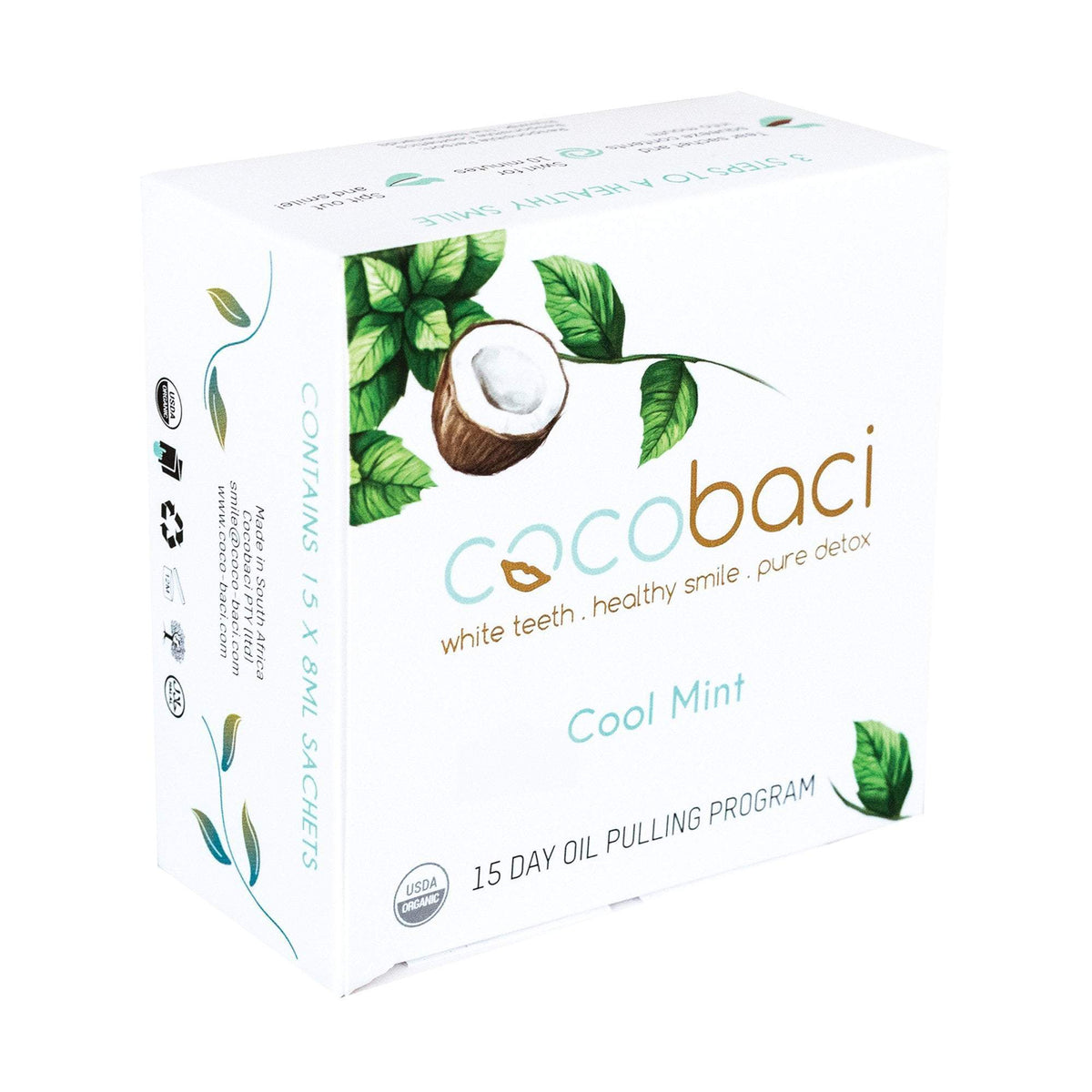 Cocobaci Cool Mint 15 Day Oil Pulling Program
