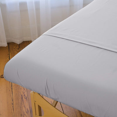 Fitted Sheets Dove Grey Sposh Microfiber Fitted Sheet