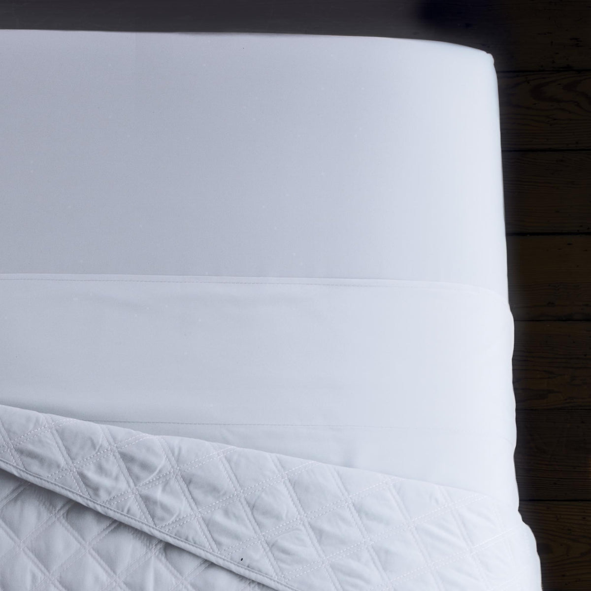 Fitted Sheets White Sposh Microfiber Fitted Sheet
