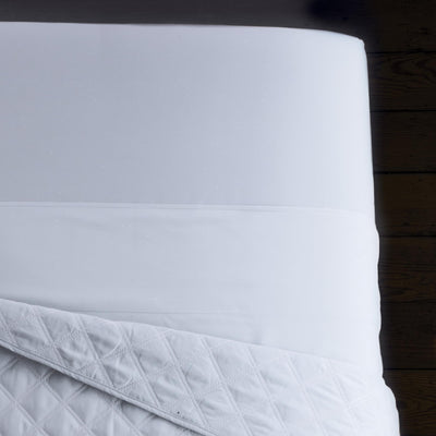 Fitted Sheets White Sposh Microfiber Fitted Sheet