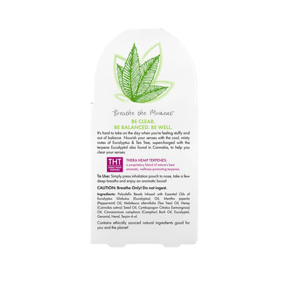 Cannafloria Inhalation Pouch, Be Clear, 2 Pack