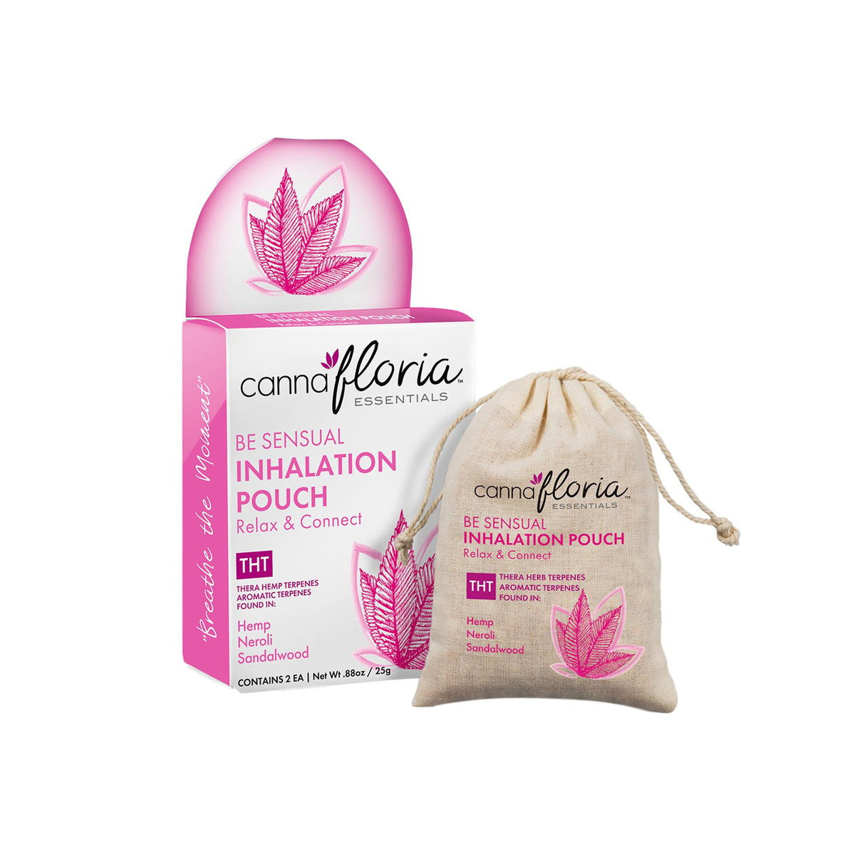 Cannafloria Inhalation Pouch, Be Sensual, 2 Pack
