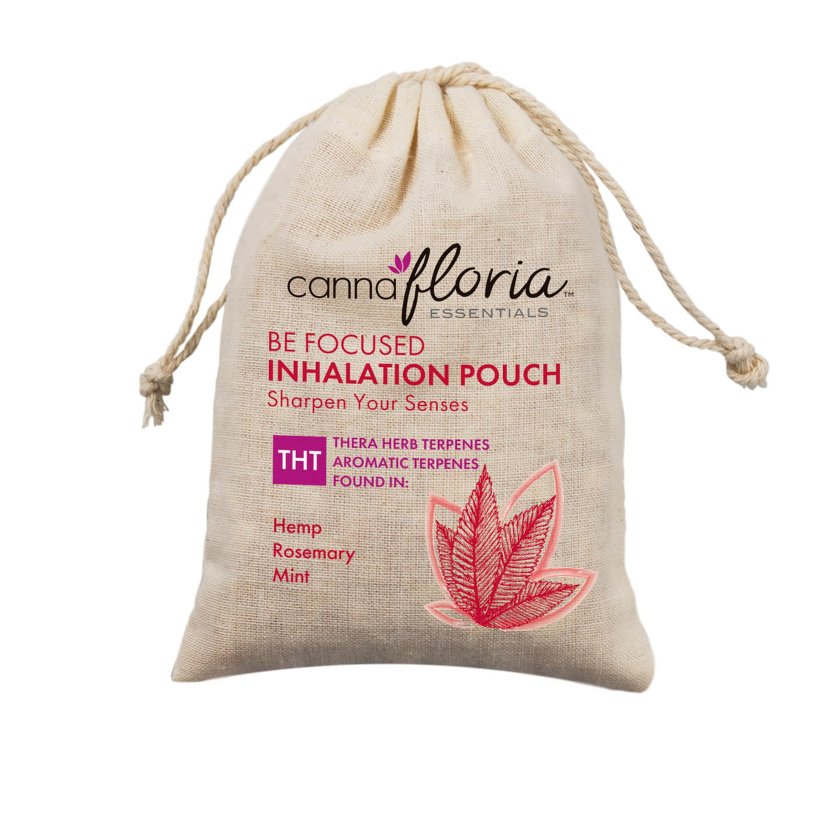 Cannafloria Inhalation Pouch, Be Focused, 2 Pack