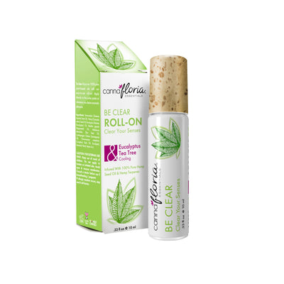 Cannafloria Aromatherapy Roll-On, Be Clear