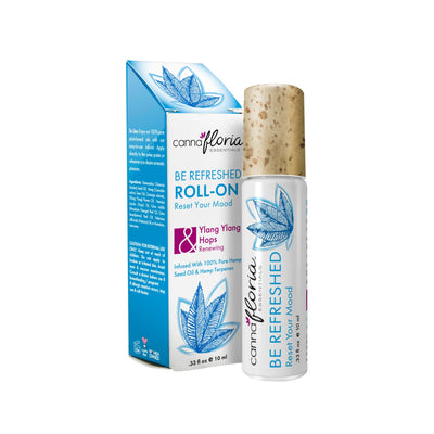 Cannafloria Aromatherapy Roll-On, Be Refreshed