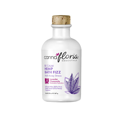 Cannafloria Hemp Bath Fizz, Be Calm