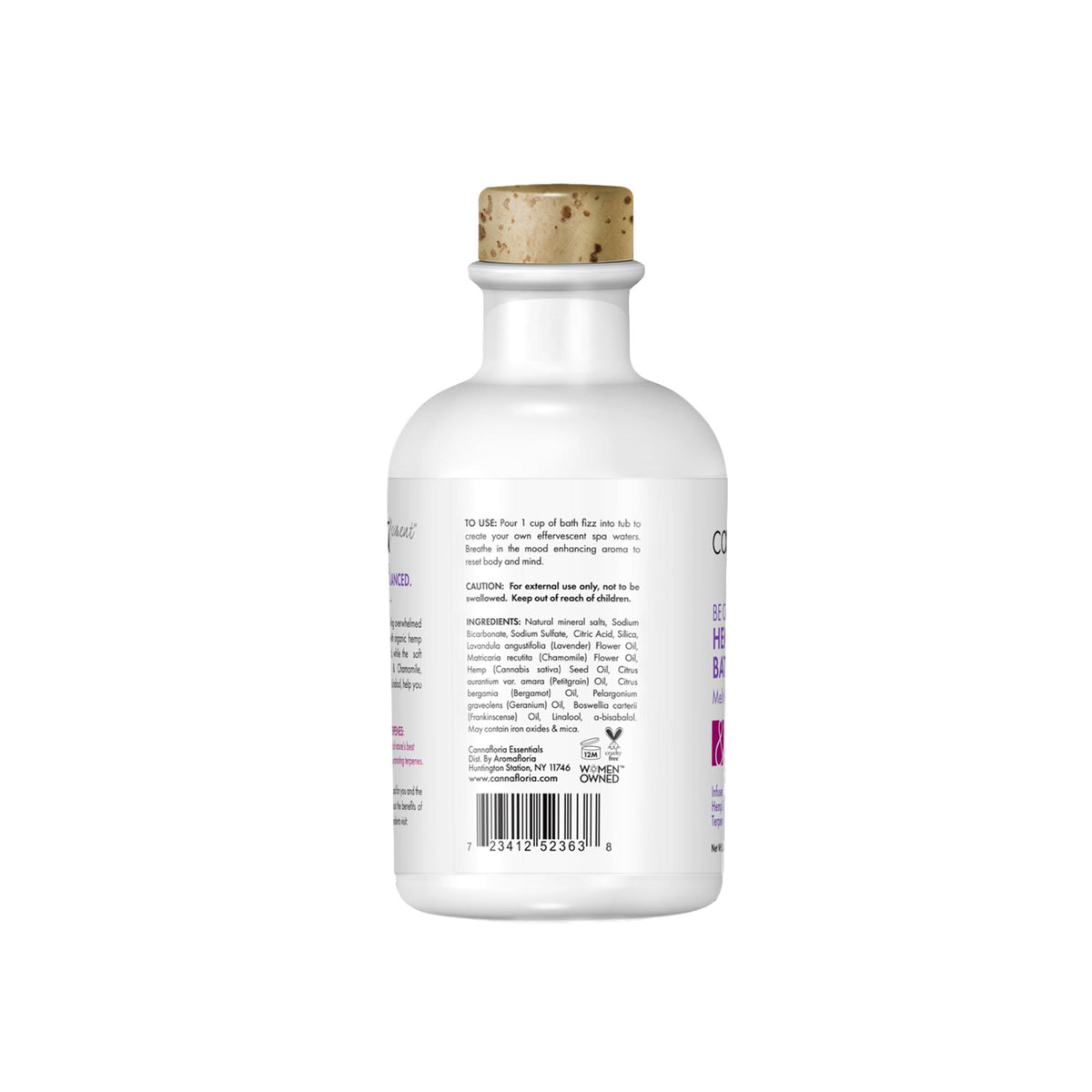 Cannafloria Hemp Bath Fizz, Be Calm
