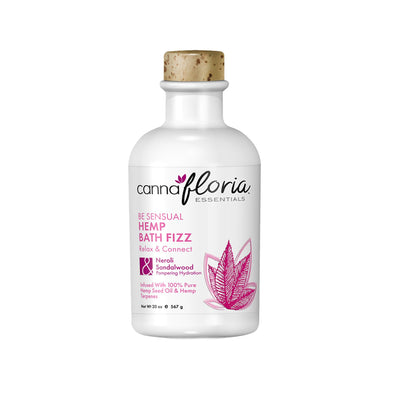Cannafloria Hemp Bath Fizz, Be Sensual