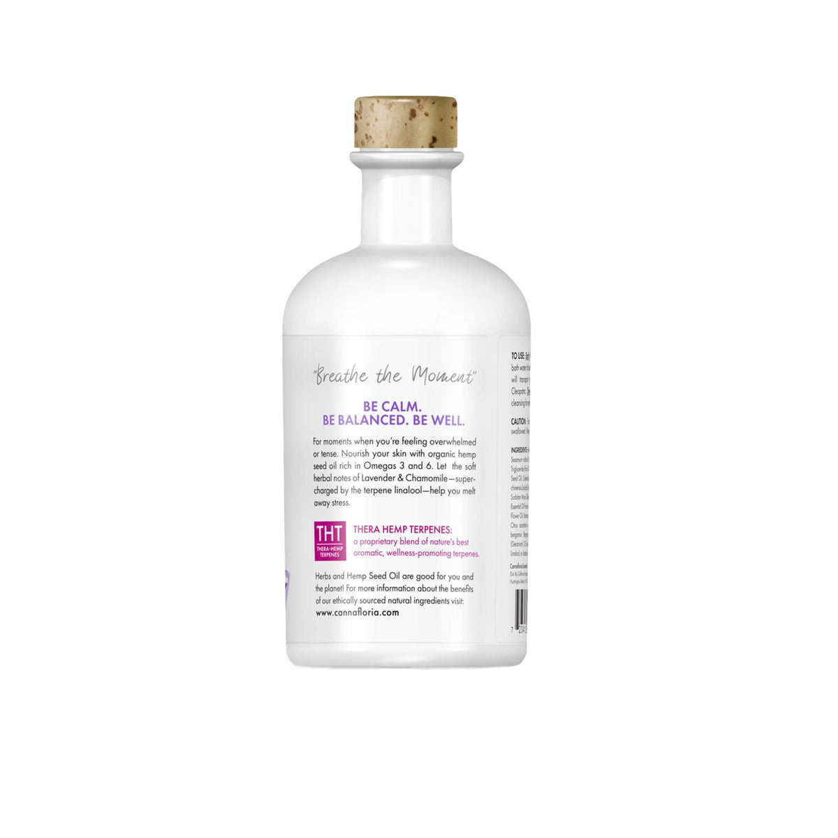 Cannafloria Hemp Bath Milk, Be Calm