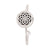 Jewelry Stainless Steel Twist Open Crystal Bracelet