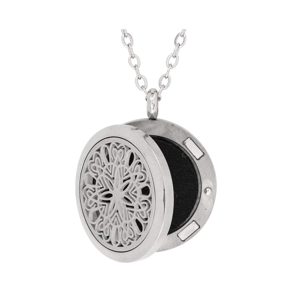 Serina & Company Stainless Steel Circle of Love Pendant