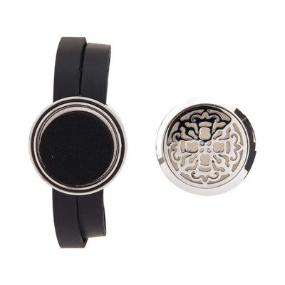 Serina & Company Ancient Cross Aromatherapy Locket Bracelet