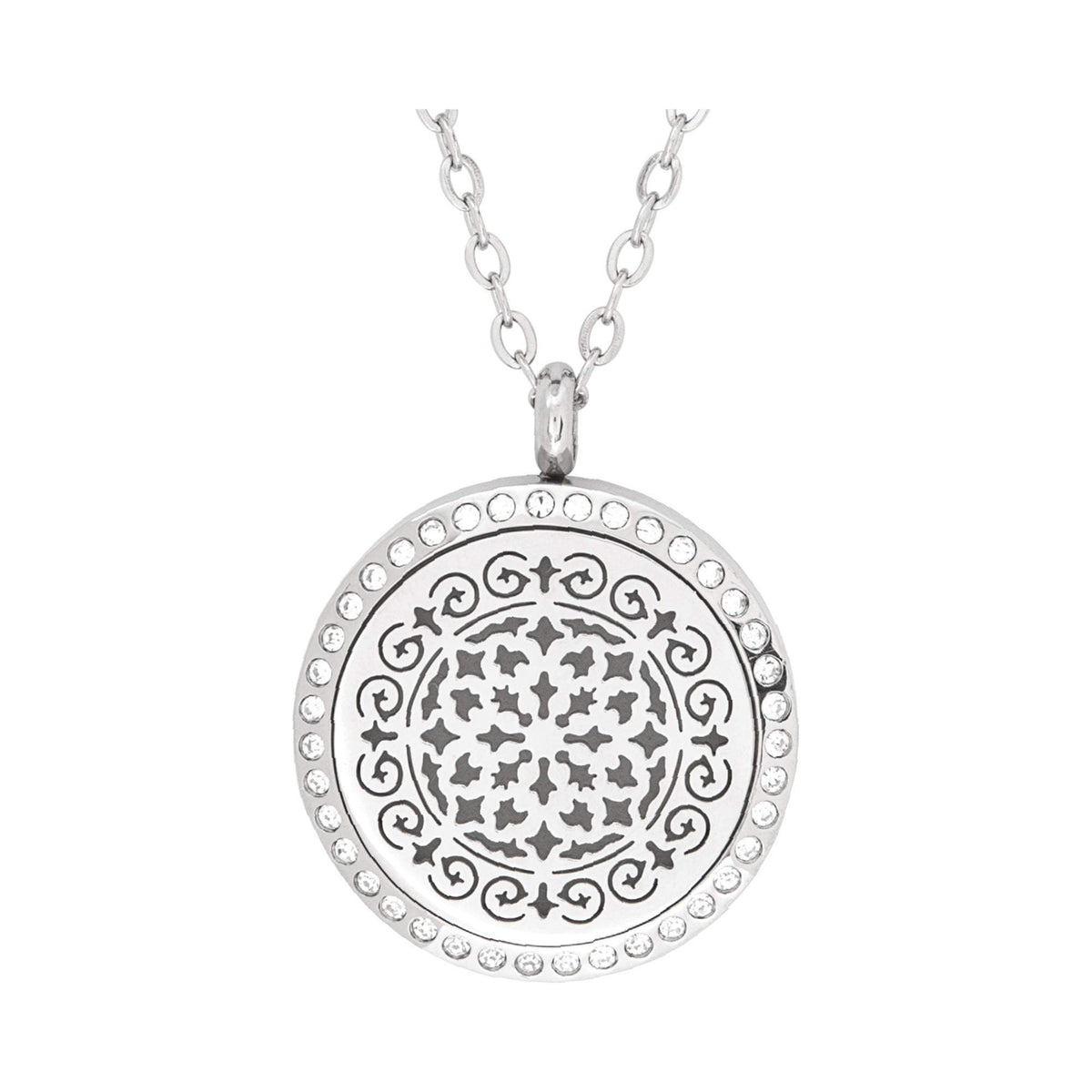 Jewelry Stainless Steel Siren Crystals Pendant