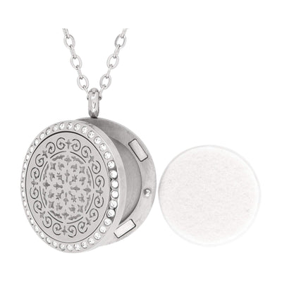 Serina & Company Stainless Steel Siren Crystals Pendant