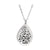 Jewelry Stainless Steel Swirl Tear Drop Pendant