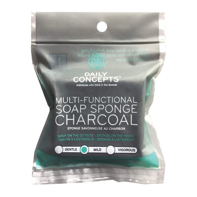 Loofahs & Sponges Daily Concepts Charcoal Soap Sponge