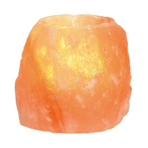 Small Salt Crystal Tealight Holder