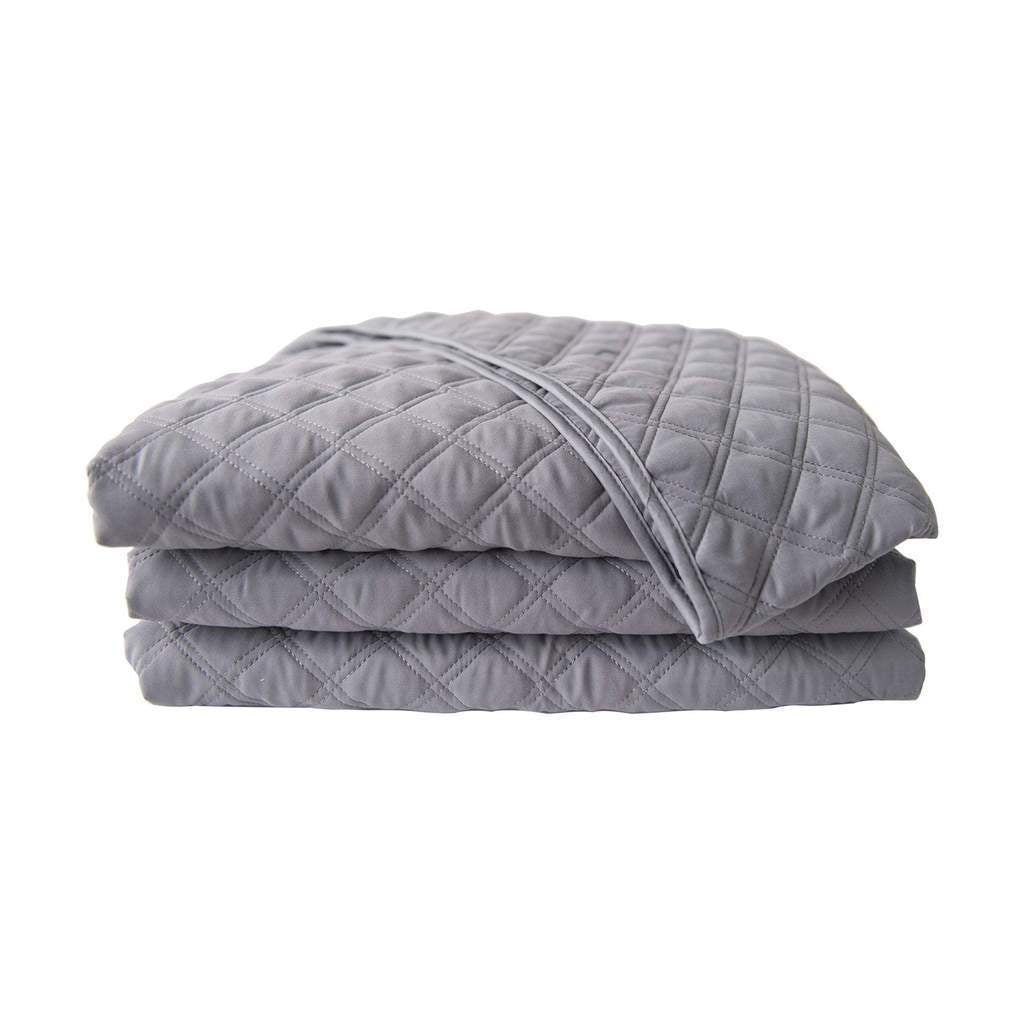 Sheets, Blankets & Accessories Slate Grey Sposh Microfiber Quilted Blanket