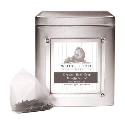 White Lion Organic Earl Grey Decaffeinated Tea